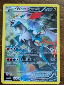 2015 Pokemon TCG • White Kyurem (Full Art Promo) XY Black Star Promos • XY81 LP - Image 1