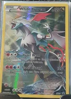 White Kyurem XY81 Promo Black Star Full Art Holo Pokemon TCG Near Mint - Image 1