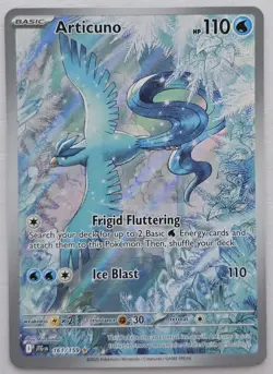 POKEMON TCG ARTICUNO (ILLUSTRATION RARE) 161/159 JOURNEY TOGETHER NEAR MINT - Image 1