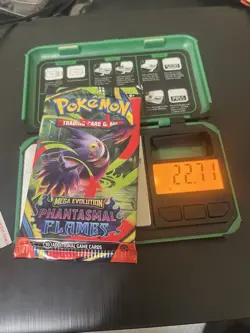 EXTREMELY HEAVY Pokemon Phantasmal Flames Factory Sealed Pack 22.71g Random Art - Image 1