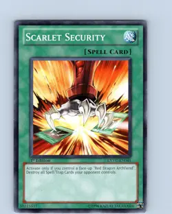 Yu-Gi-Oh TCG Scarlet Security EXVC-EN045 1st Edition Regular Common Card LP-NM - Image 1