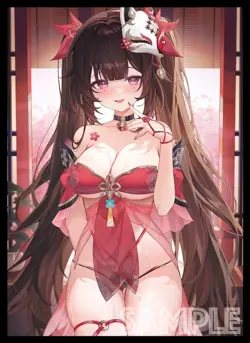 Honkai: Star Rail Hanabi Doujin Card Sleeve Protector japan - Image 1