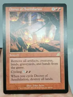 Decree Of Annihilation x1 Magic Trading card MTG NM - FREE SHIPPING - Image 4