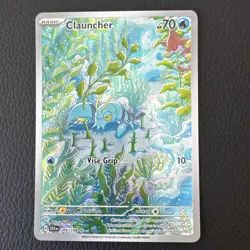 Clauncher 205/198 Holo Illustration Rare Scarlet & Violet Base Set Pokemon Card - Image 1