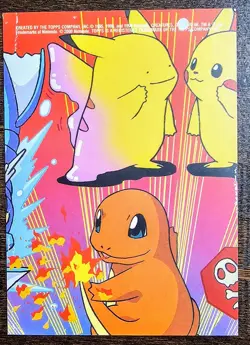 2000 Jigglypuff #39 Pokemon Topps Series 2-6 Stick-On Card Blue Logo - Image 2