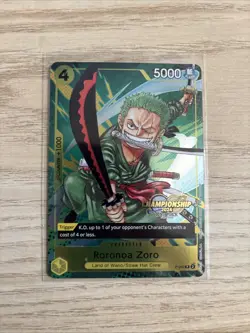 Roronoa Zoro P-042 (CS 2024 Event Pack) - One Piece TCG Promo Cards Championship - Image 1