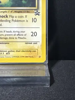 Pokemon Pikachu TCG Black Star Promo Card #27 Regular Promo - Image 4