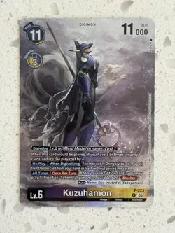 Digimon Card Game Kuzuhamon Box Topper Promo Time Stranger P-223 NM - Image 1