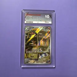 ACE 10 Litten 167/162 Illustration Rare Temporal Forces Pokemon Card - Image 1