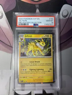 Jolteon - 169 (Cosmos Holo) 169 Sv: Scarlet & Violet Promo Cards Holo PSA 10!! - Image 1