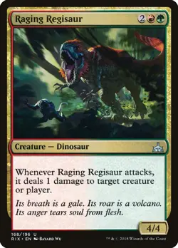 MTG Raging Regisaur ** Rivals of Ixalan ** English (NM) - Image 1