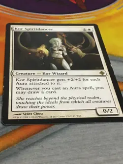 D1199 MAGIC GATHERING RISE OF ELDRAZI KOR SPIRITDANCER #31 HP R MTG - Image 2