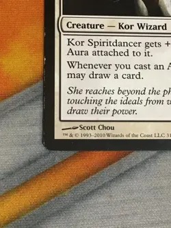 D1199 MAGIC GATHERING RISE OF ELDRAZI KOR SPIRITDANCER #31 HP R MTG - Image 4