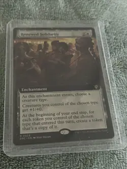 Fresh Renewed Solidarity (Extended Art) Aetherdrift Regular Magic the Gathering - Image 1