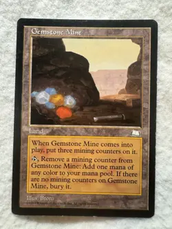 MTG - Gemstone Mine - LP - Weatherlight - Uncommon - English - Regular - Image 1