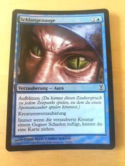 MTG Foil Ophidian Eye Time Spiral German GD - Image 1