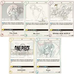 5 Pcs EB02-020/008/040/058 R Anime 25th Collection - ONE PIECE Card Game Chinese - Image 1