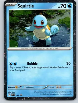 Squirtle - (Cosmos Holo) SV: Scarlet & Violet Promo Cards Promo 048 NM - Image 1