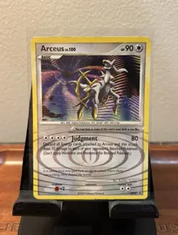 Pokemon TCG Arceus Card Level 100,DP50, Holo, Black Star Promo - Image 1