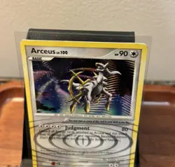 Pokemon TCG Arceus Card Level 100,DP50, Holo, Black Star Promo - Image 2
