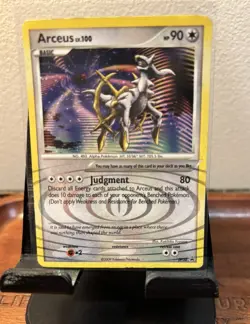Pokemon TCG Arceus Card Level 100,DP50, Holo, Black Star Promo - Image 3