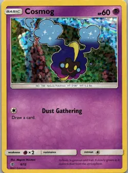 Pokemon TCG Cosmog 6/12 McDonalds Collection 2017 Holo NM - Image 1