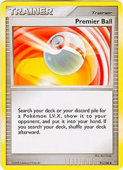 Pokemon Diamond and Pearl Stormfront Card - Premier Ball (U) 91/100 - Image 1