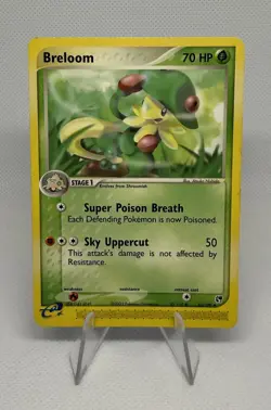 Breloom 33/100 Sandstorm Regular Pokemon TCG (Back of card damage - see pics) - Image 1