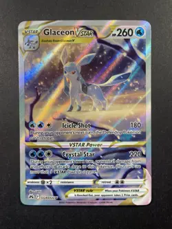 Glaceon VSTAR ⭐ GG40/GG70 Holo Crown Zenith Galarian Gallery Pokemon NM - Image 1
