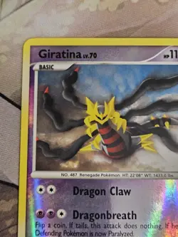 Giratina 28/127 Platinum Reverse Holo Pokemon TCG LP/NM - Image 3