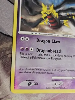 Giratina 28/127 Platinum Reverse Holo Pokemon TCG LP/NM - Image 4