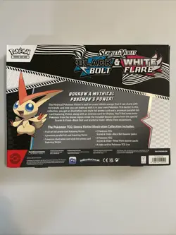 Pokemon TCG Black Bolt & White Flare Unova Victini Illustration Collection Box - Image 2