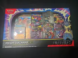 Pokemon Mega Lucario EX TCG Figure Collection Box - Image 1