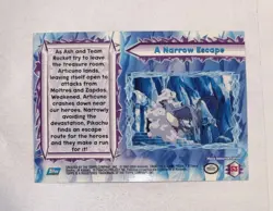 Topps Pokemon The Movie 2000 A Narrow Escape #53 Non Holo Blue Label LP - Image 2