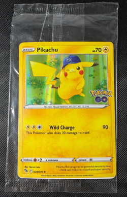Pokemon Pikachu 028/078 Promo Pokemon Go Holofoil Sealed - Image 1