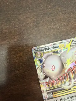 2016 Pokemon M Audino EX Ultra rare Holo 85/124 - Image 3