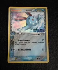 Pokemon TCG Azumarill EX Delta Species 19/113 Stamped Reverse Holo Rare - Image 1