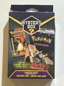 Pokemon Walmart Mystery Hanger Box - Vintage Packs Seeded 1:4! - Factory Sealed! - Image 1