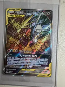 Sealed Pokemon TCG Moltres Zapdos Articuno GX SM210 Stained Glass Promos Holo - Image 1