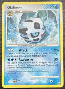 Glalie 18/99 Pokemon TCG Platinum Arceus Rare Lightly Played LP - Image 1