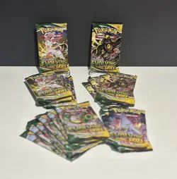 Nintendo Pokemon TCG Sword Shield Evolving Skies Booster Pack Lot 18 Sealed - Image 2