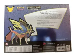 Pokemon TCG Celebrations Deluxe Pin Collection Box Zacian Lv X Pikachu Sealed 820650809422 - Image 1