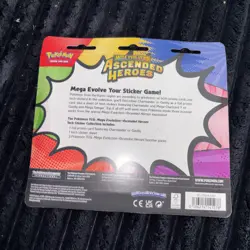 Pokemon Ascended Heroes blister Tech Sticker 3 pack Collection - Image 3