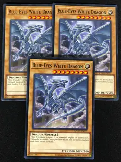 Yugioh Blue-Eyes White Dragon SDWD-EN003 Common x3 (NM) - Image 1
