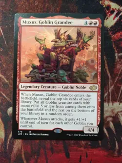 Muxus, Goblin Grandee Magic The Gathering MTG Jumpstart 2022 - Image 1