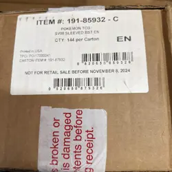 Pokemon SV08 Surging Sparks Factory Sealed Sleeved booster 144 Pack Case - Image 1