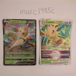 Pokemon TCG Leafeon V & V Star Bundle- Near Mint - Image 1