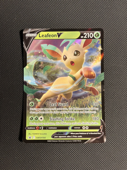 Pokemon TCG Leafeon V SWSH194 Sword & Shield Black Star Promo NM Condition - Image 1