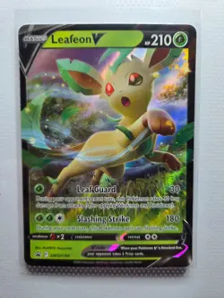 Leafeon V SWSH194 Black Star Promo Sword and Shield Pokemon Tcg NM - Image 1