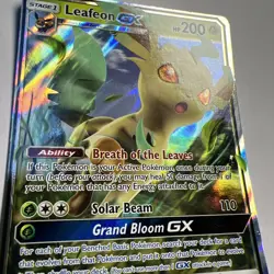 Pokemon TCG Leafeon-GX SM146/248 SM Black Star Promos Holo - Image 2